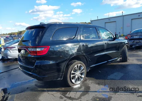 2020 Dodge Durango Gt Plus Awd из США, поврежденный, VIN 1C4RDJDG1LC252741
